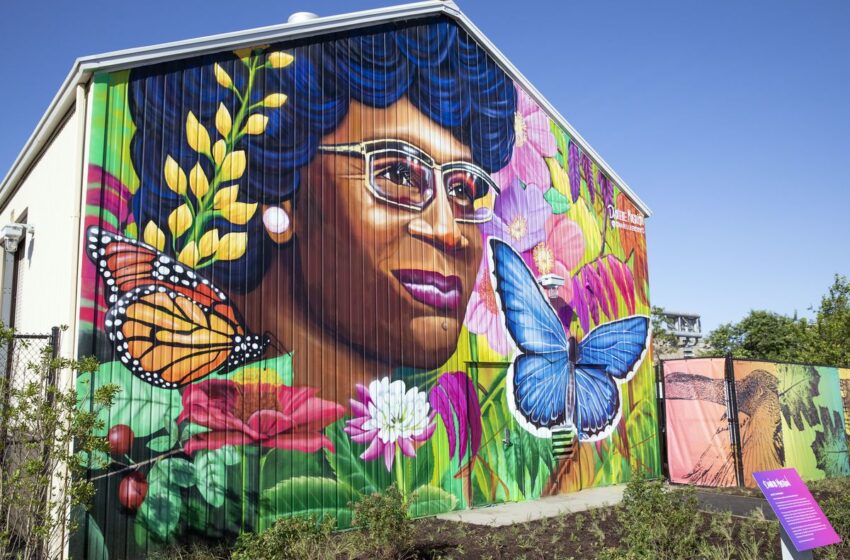  A mural honoring Shirley Chisholm by the artist Danielle Mastrion, Shirley Chisholm State Park, Brooklyn, N.Y (Courtesy of Governor’s Press Office)