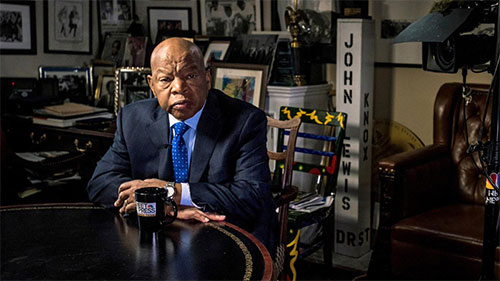 Top: Heroic legislator John Lewis is as brave in his fight against pancreatic cancer as he’s been when fighting for justice on behalf of the people.