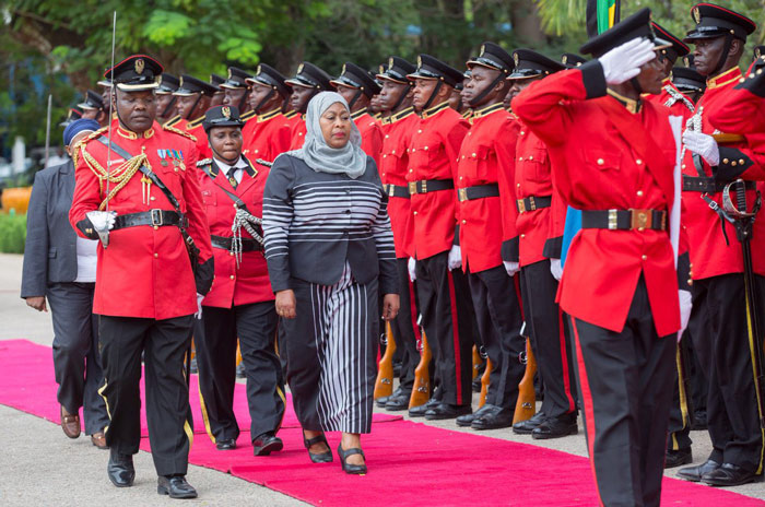  Samia Suluhu Hassan of Tanzania sworn in as the East African nation’s first female president